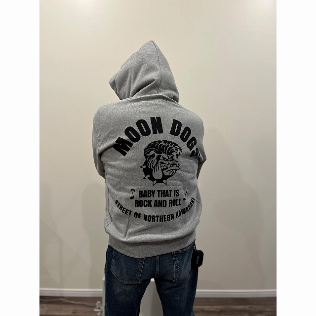 MOON DOGS パーカー（Wジップアップ) ミックスグレー IKURA SITE